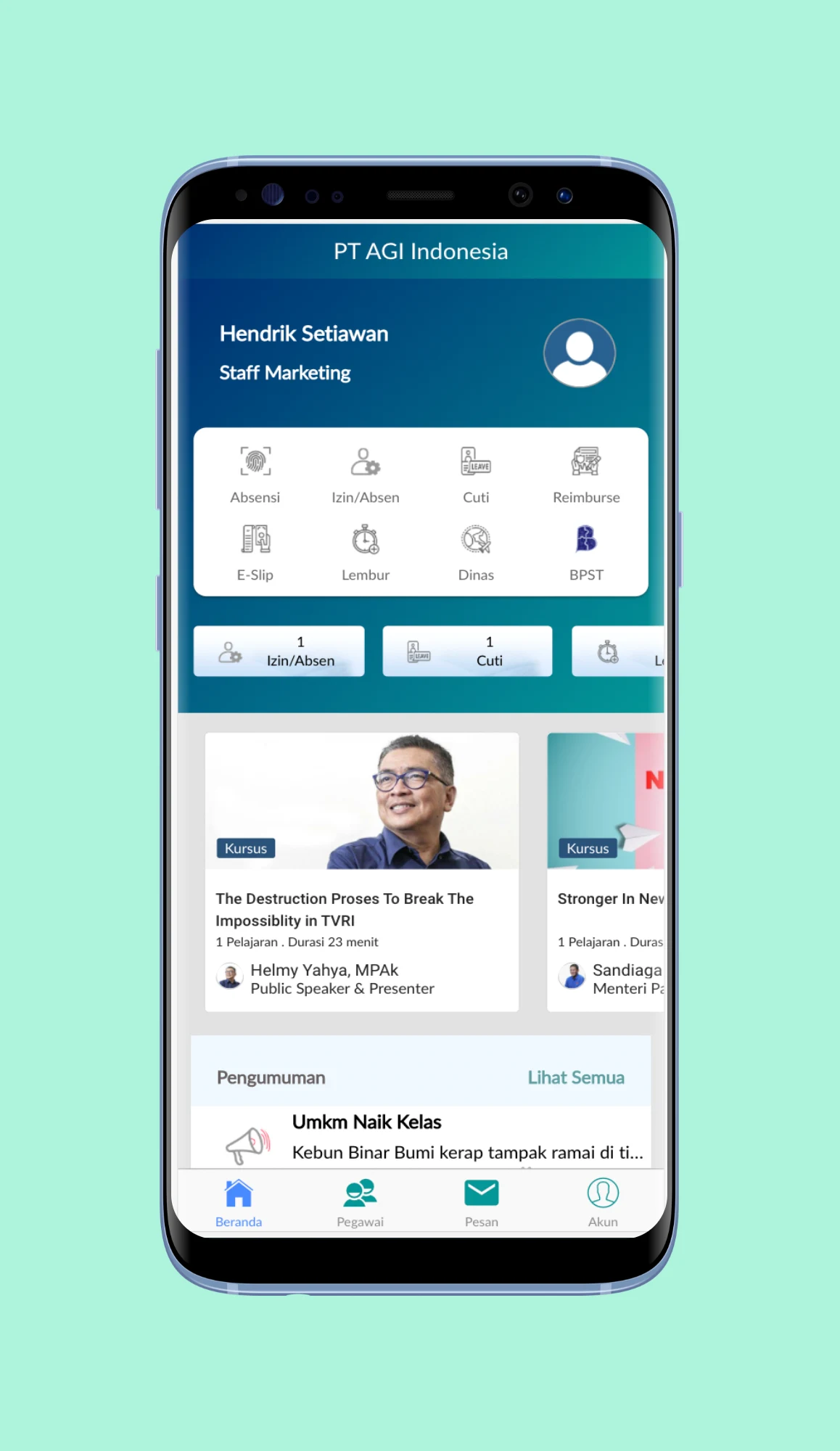 AltiusPeople Foundation screenshot